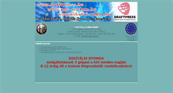 Desktop Screenshot of digitnyomda.draftpress.hu